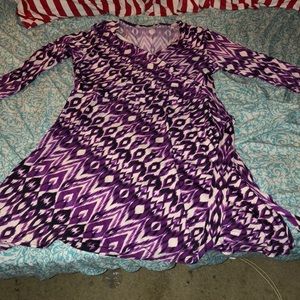 Women’s purple dress